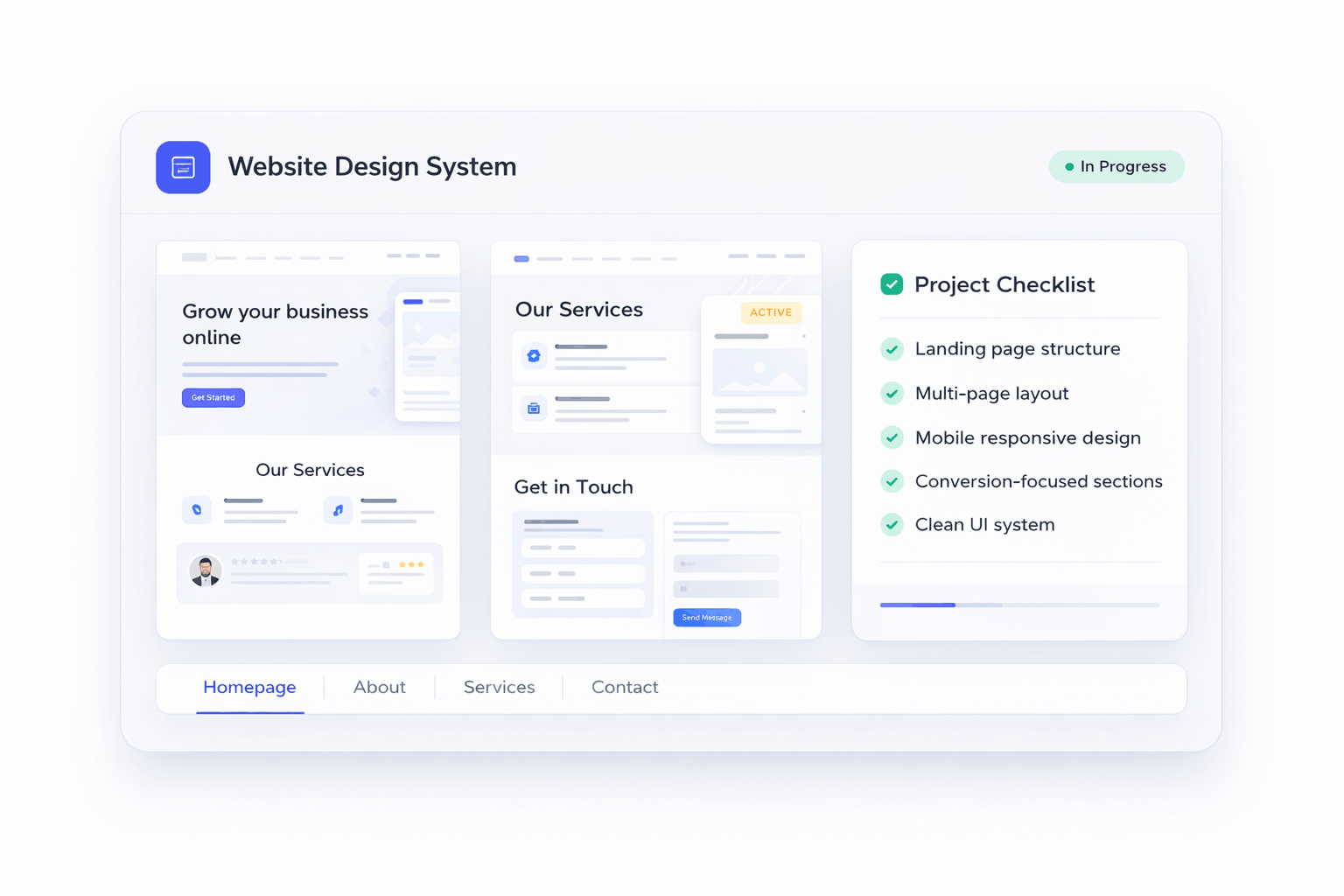Website and UI Design
